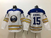 Youth Sabres 15 Jack Eichel White Adidas Stitched Jersey,baseball caps,new era cap wholesale,wholesale hats
